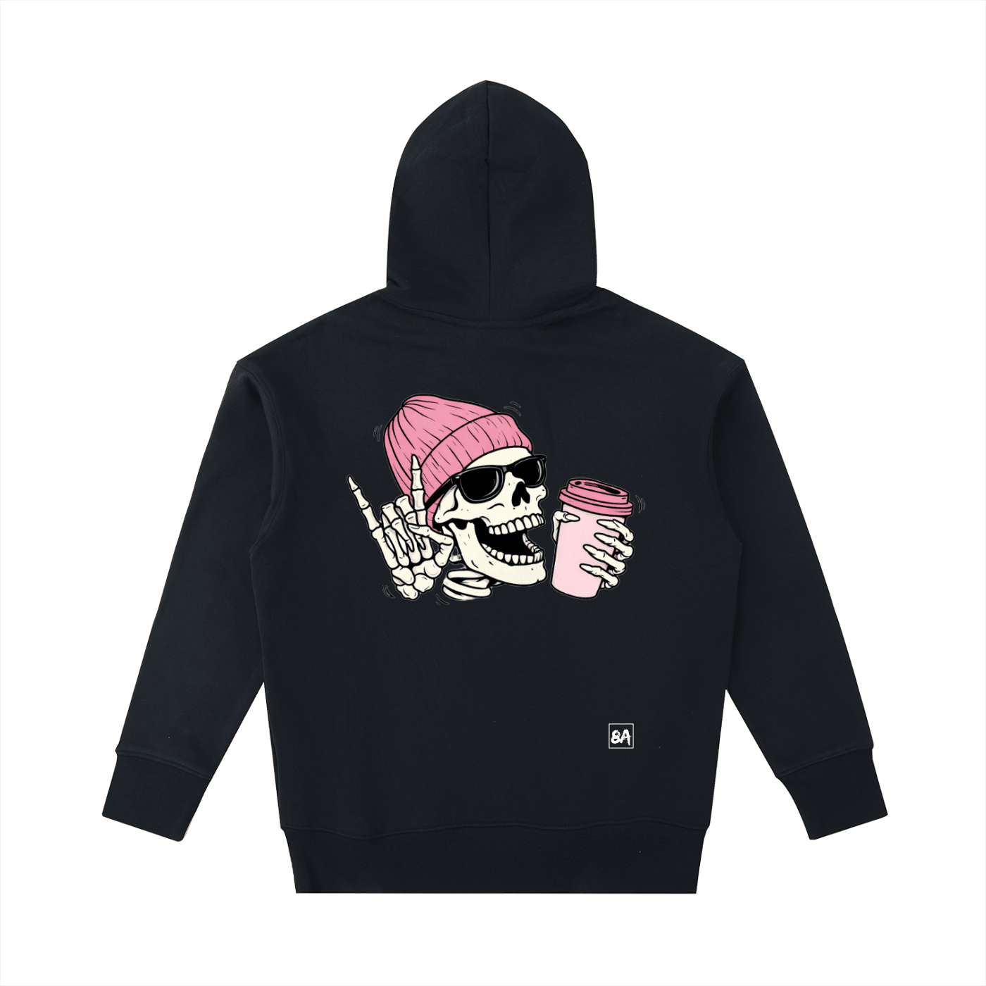 Skeleton Hoodie by 8A Climbing - premium climbing apparel