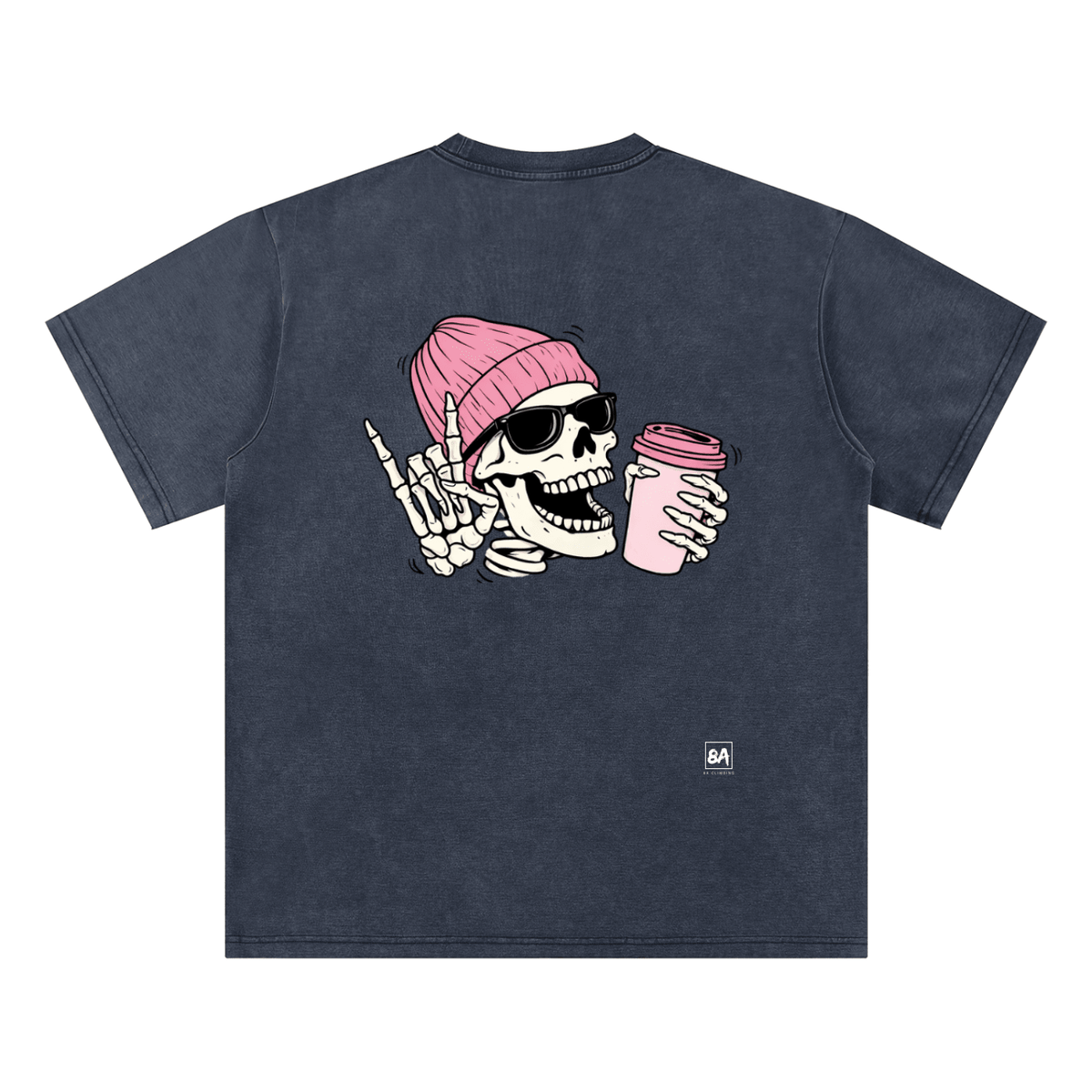 Skeleton Tee by 8A Climbing - premium climbing apparel