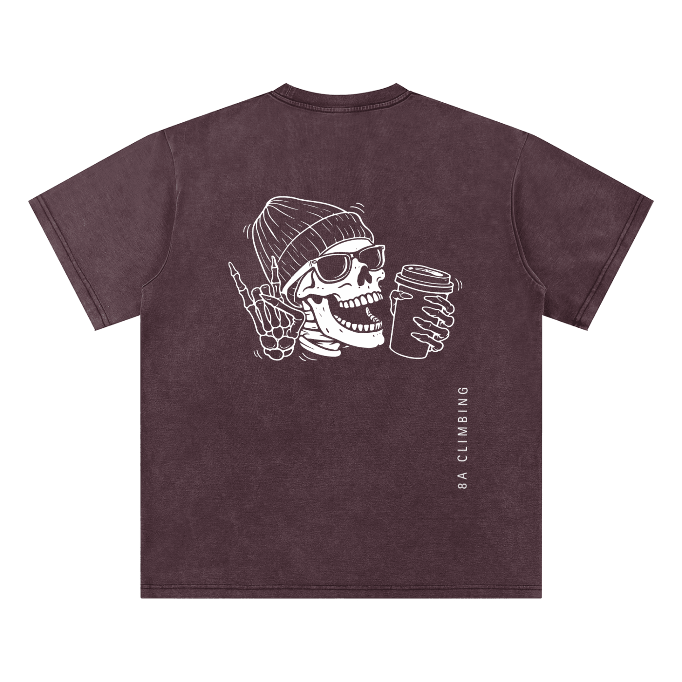 The Exo - Skeleton Tee by 8A Climbing - premium climbing apparel